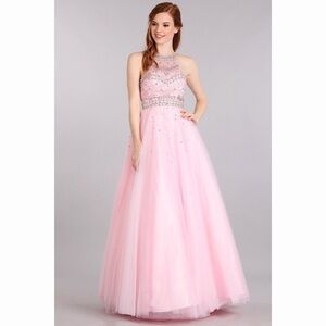 ICE Pink Birthday Ballgown Prom 1693